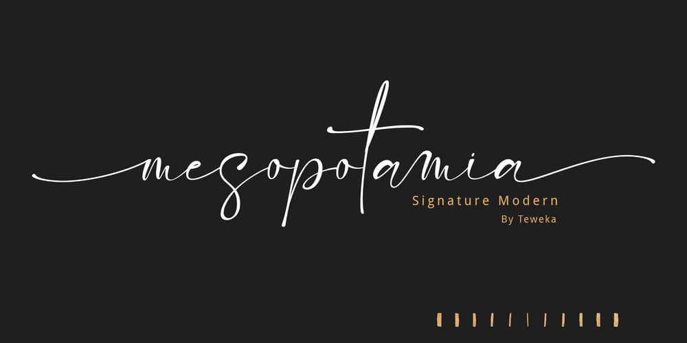 Mesopotamia font