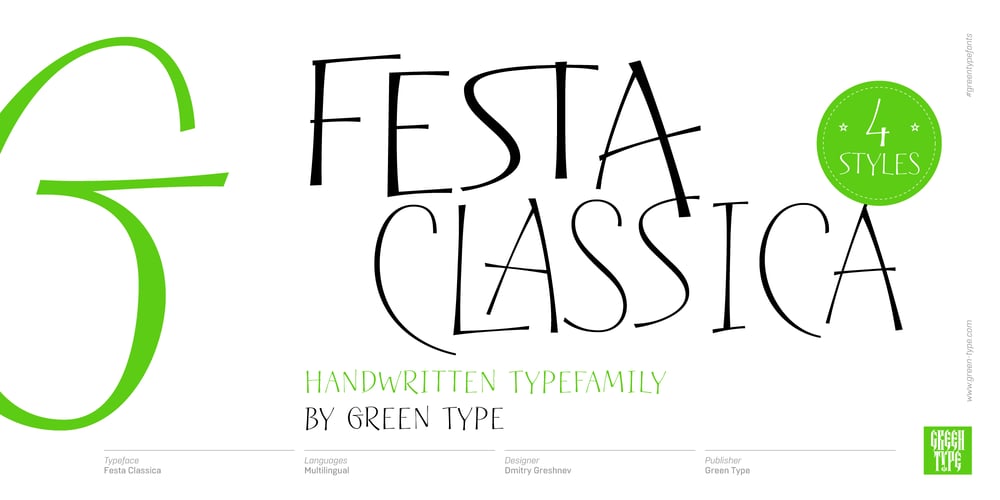 Festa Classica font