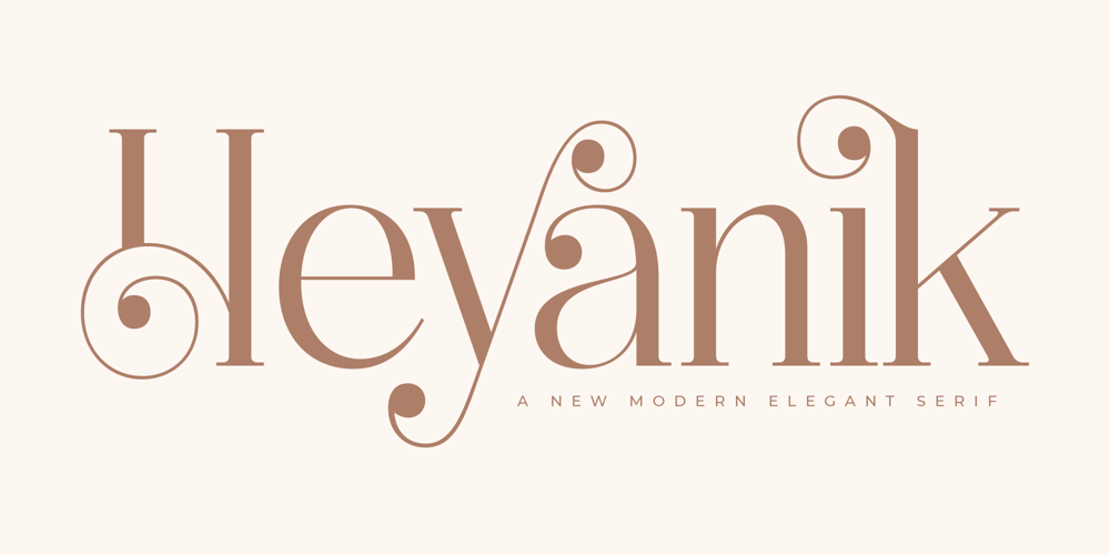 Heyanik font