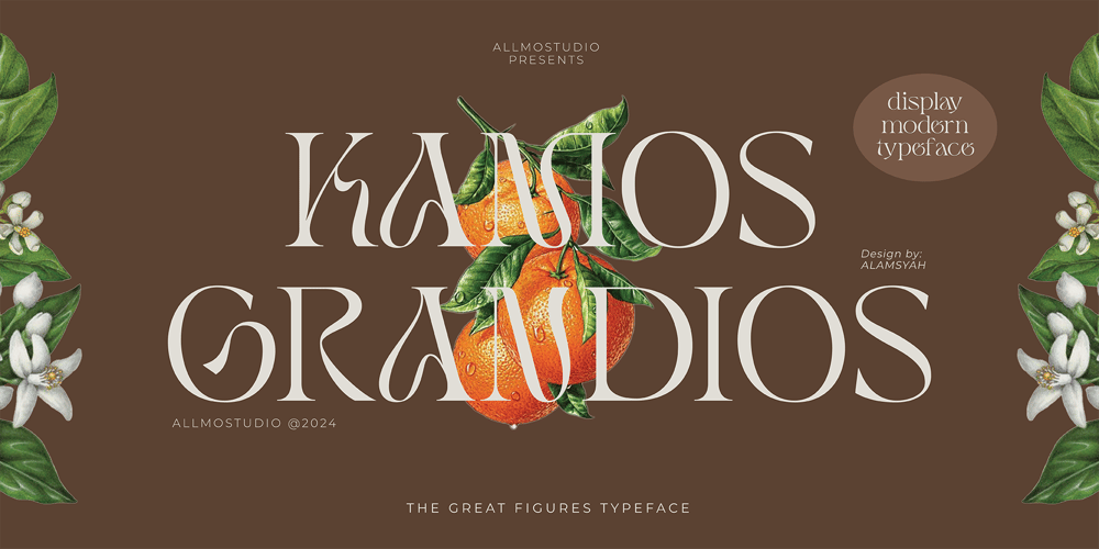 Kamos Grandios font