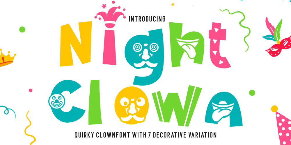 Night Clown font