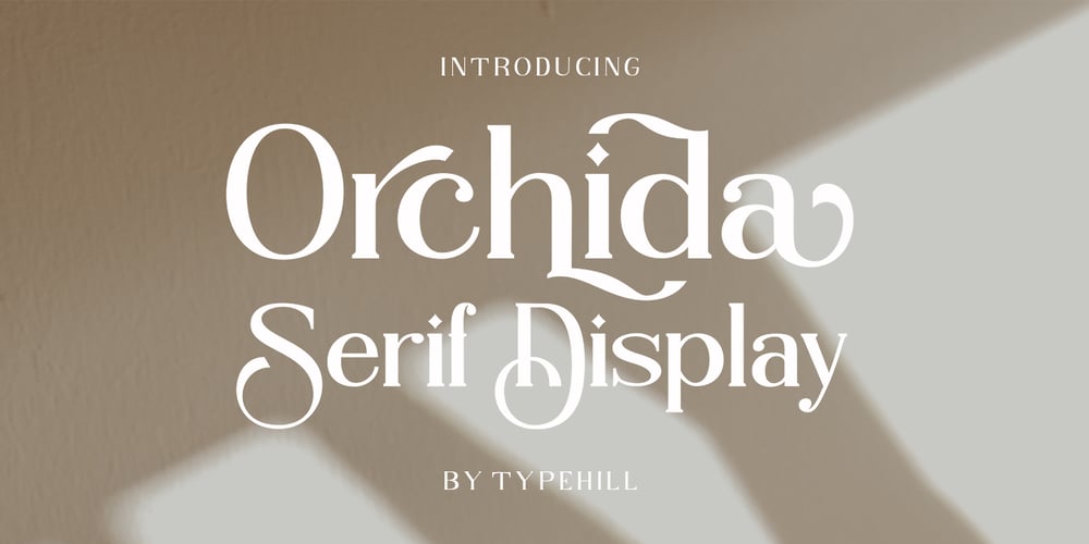 Orchida Serif Display font