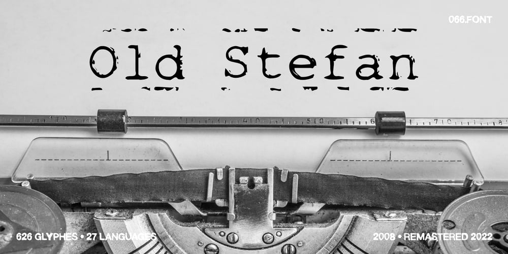 Old Stefan font