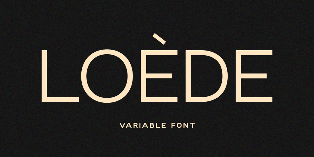 Loede font
