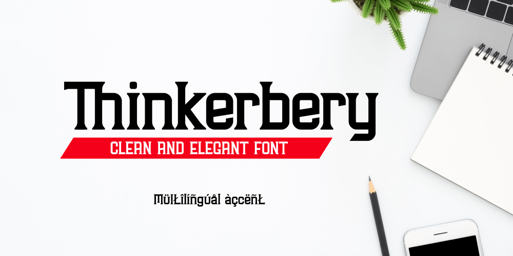 Thinkerbery font