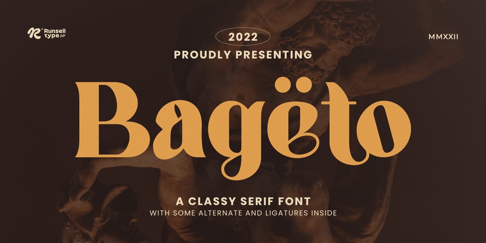 Bageto font