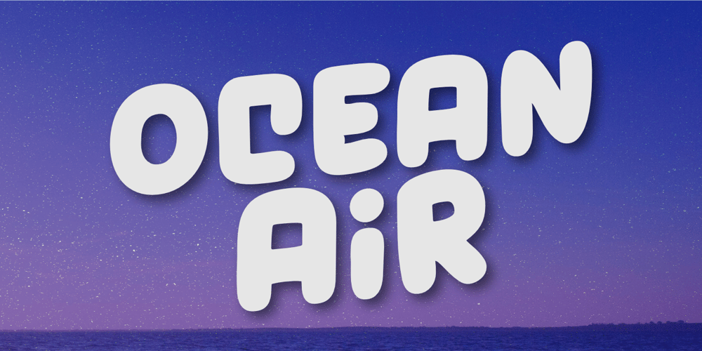 Ocean Air font