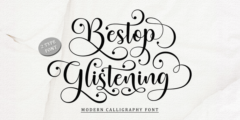 Bestop Glistening font