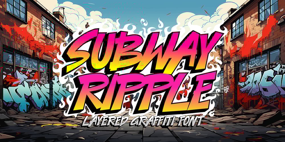Subway Ripple font