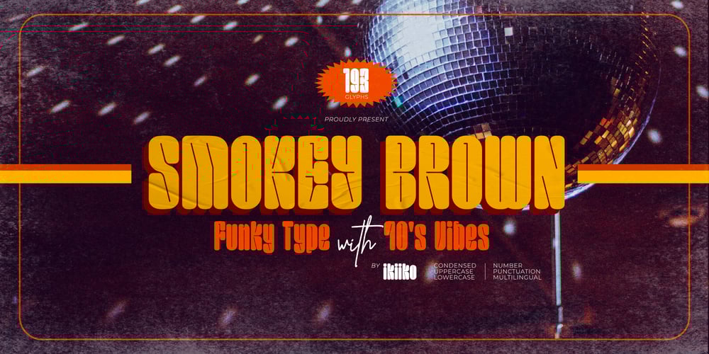 Smokey Brown font