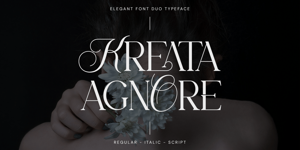 Kreata Agnore font