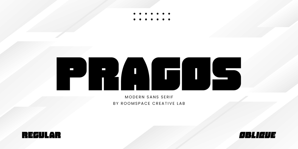 Pragos font