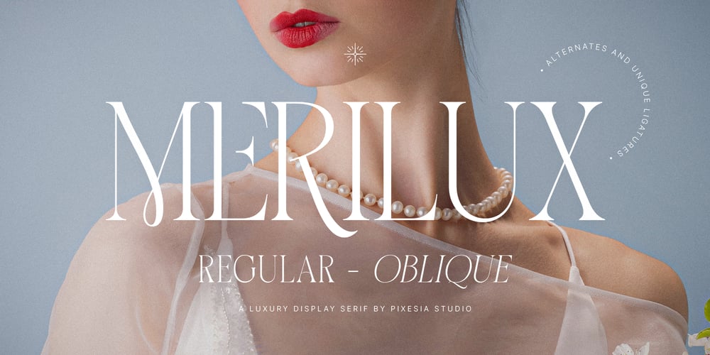 Merilux font