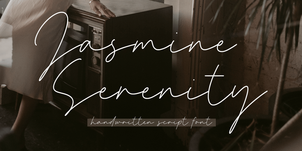Jasmine Serenity font