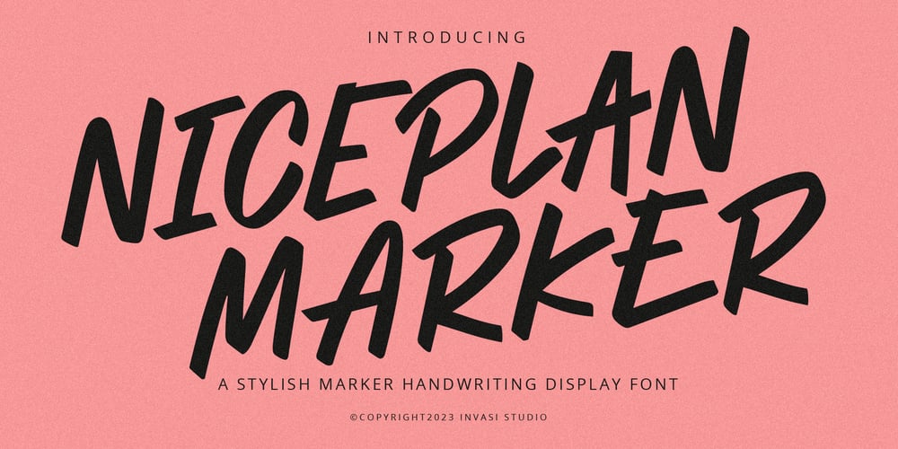 Niceplan font