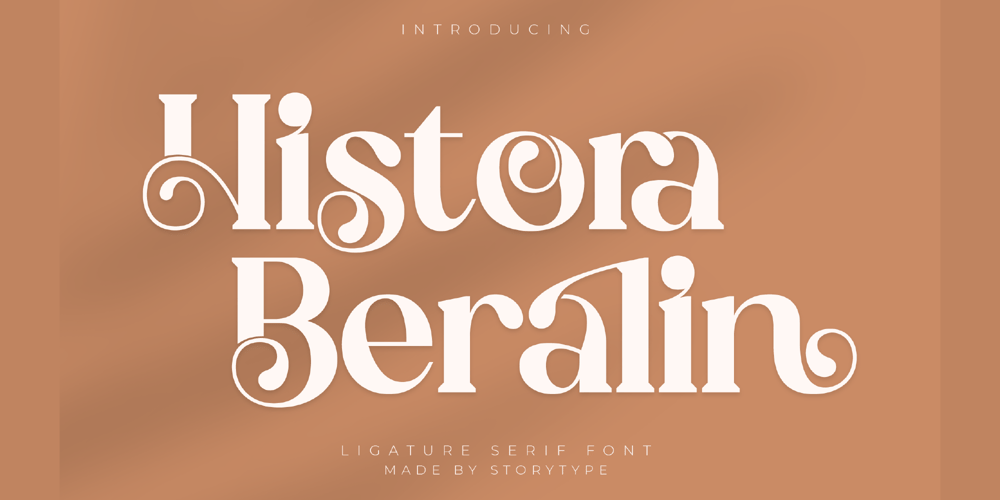 Histora Beralin font