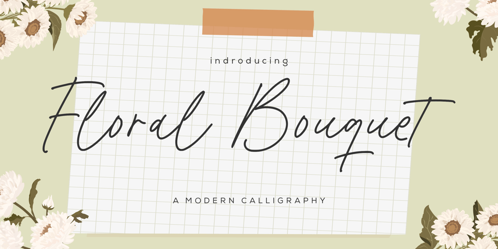 Floral Bouquet font
