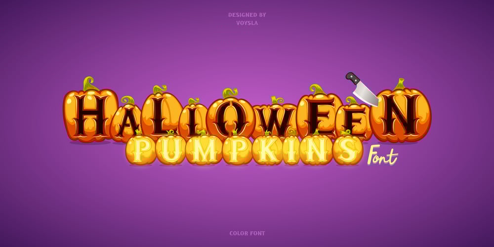Halloween Pumpkins font