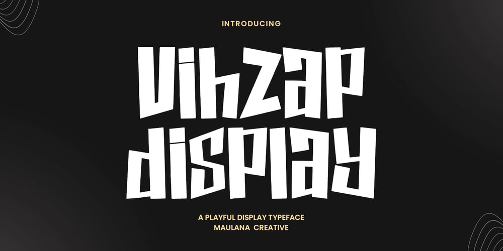 Vihzap font