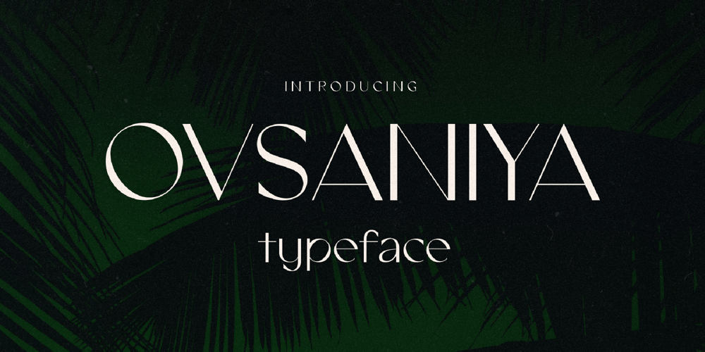 Ovsaniya font