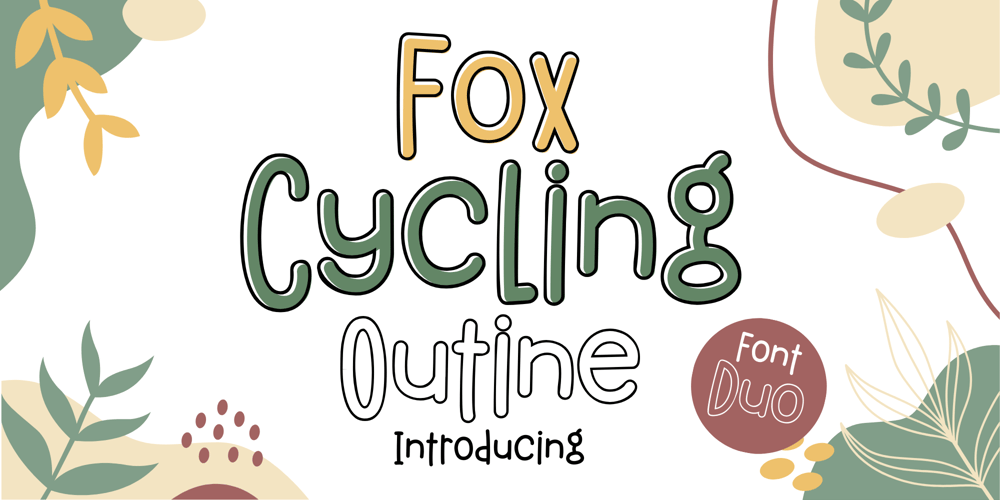 Fox Cycling font