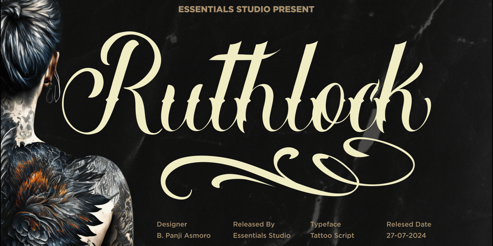 Ruthlock font