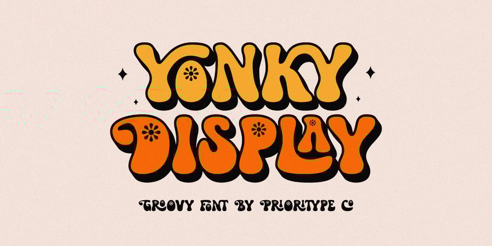 Yonky Display font