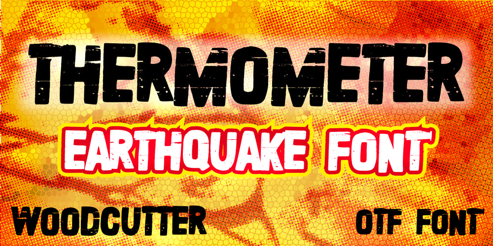 Thermometer font