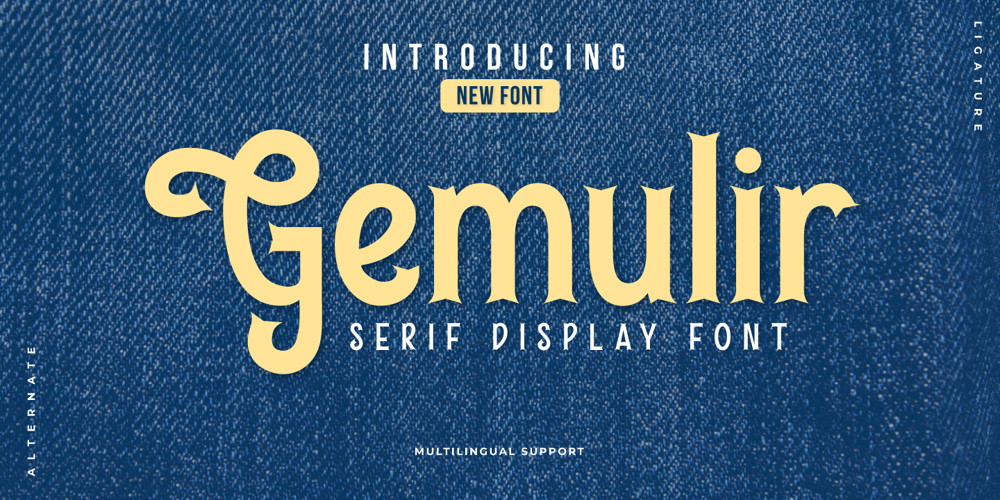 Gemulir font