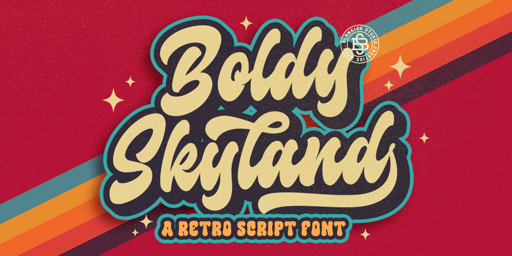Boldy Skyland font