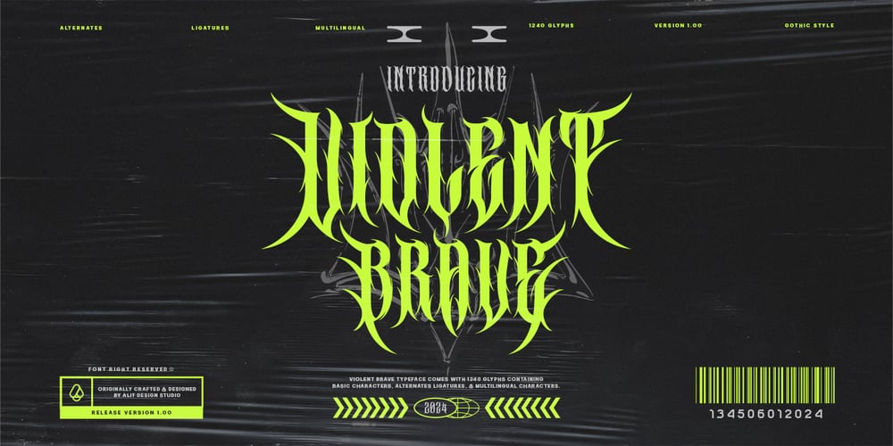 Violent Brave font