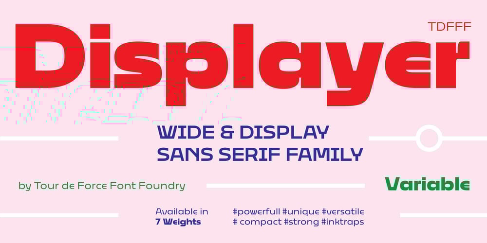 Displayer font