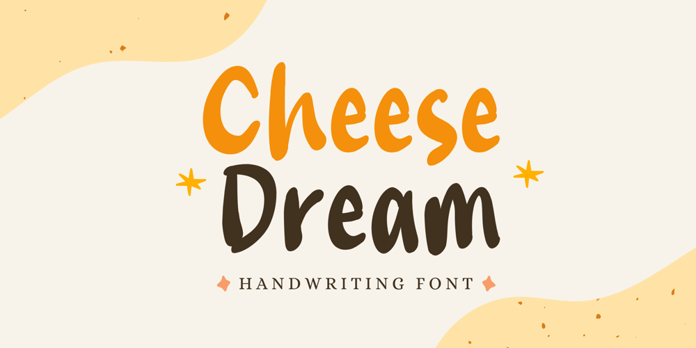 Cheese Dream font