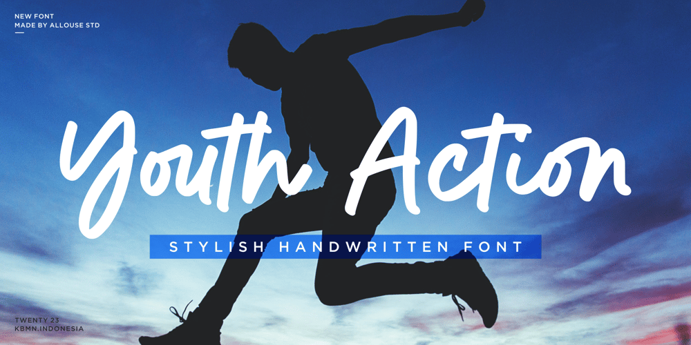 Youth Action font