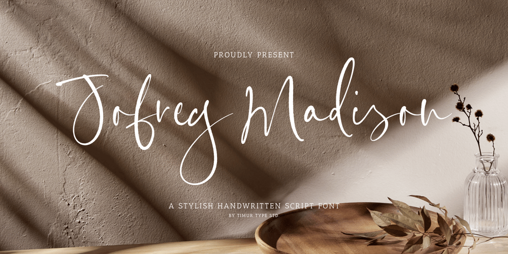 Jofrey Madison font