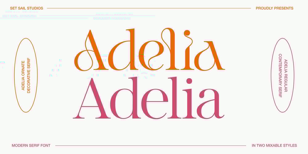 Adelia font