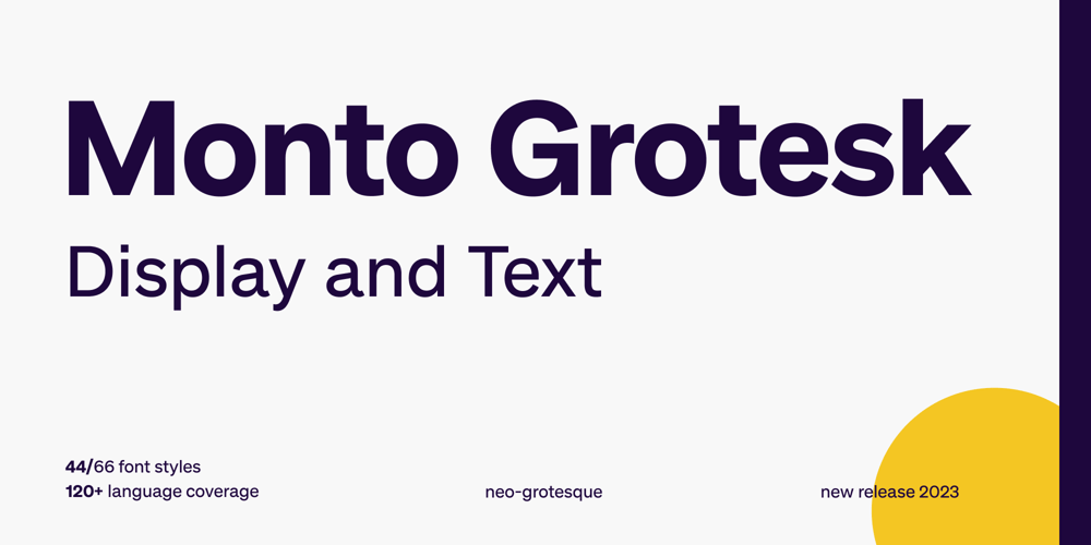 Monto Grotesk font