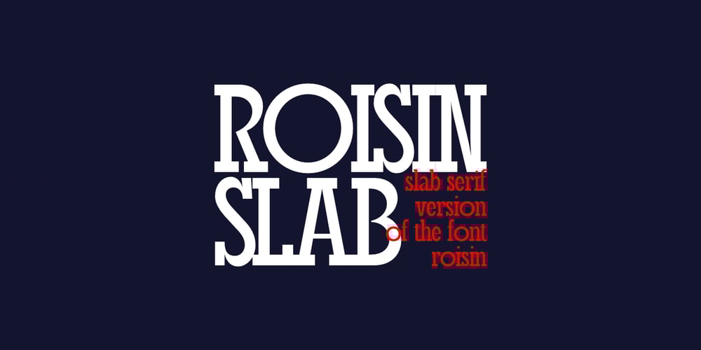 Roisin Slab font