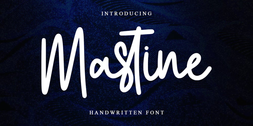 Mastine font