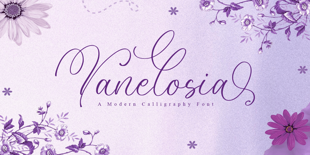 Vanelosia font