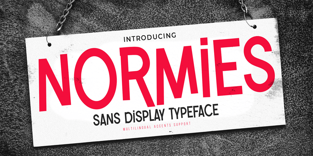 Normies font