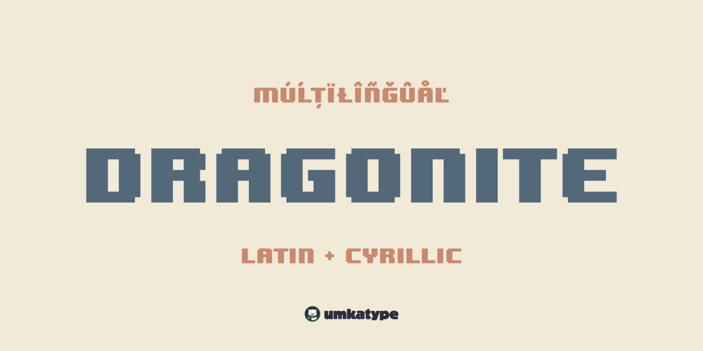 Dragonite font