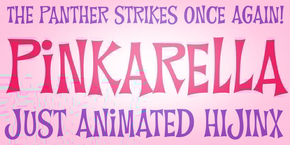 Pinkarella font