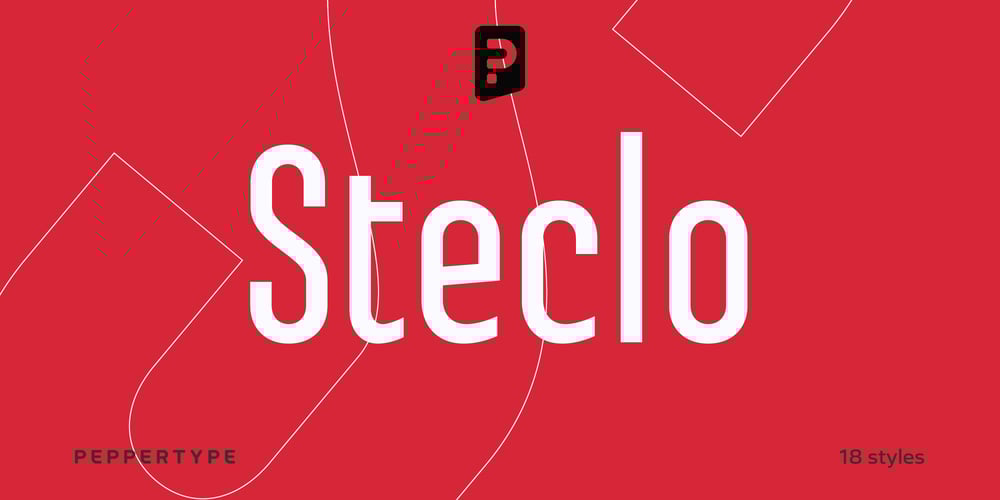 Steclo font