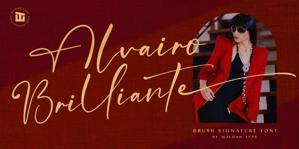Alvairo Brilliante font