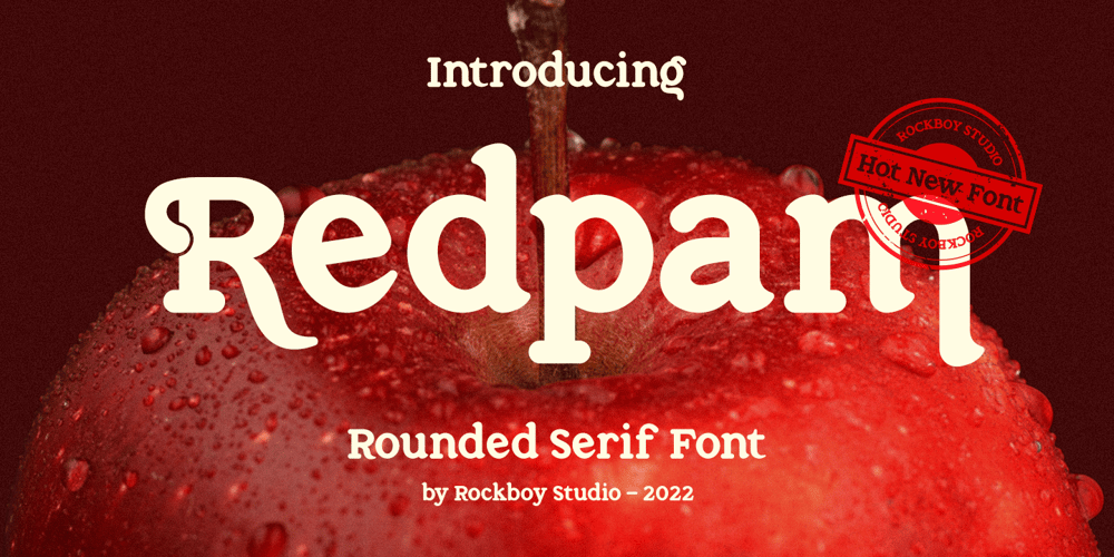 Redpam font
