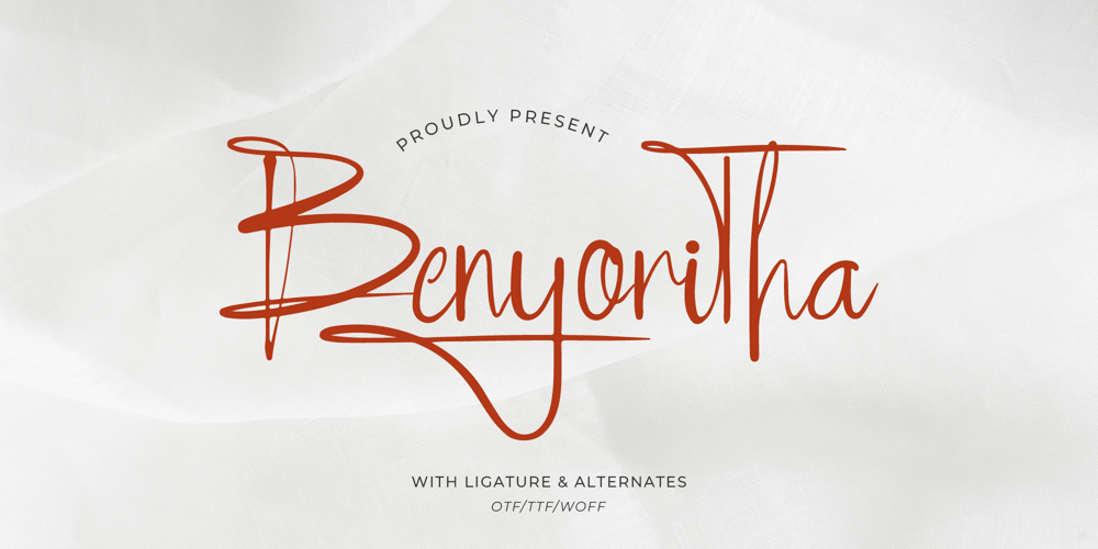 Benyoritha font