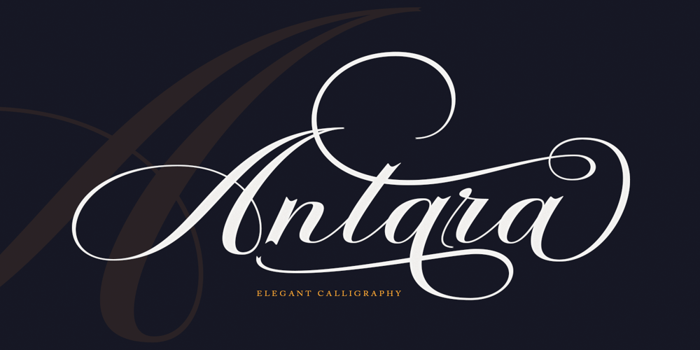Antara Script font