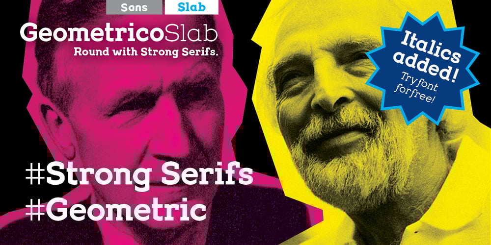 Geometrico Slab font