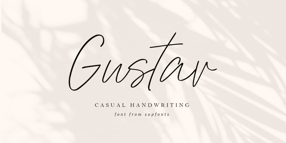 Gustav font